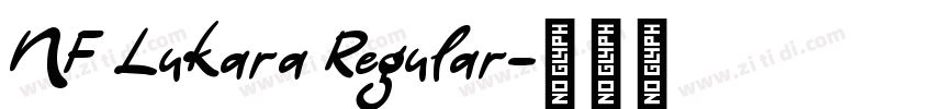 NF Lukara Regular字体转换 NF Lukara Regular字体转换